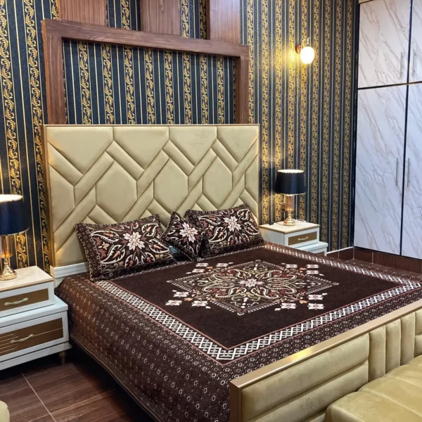 4 piece Velvet Bedsheet 7