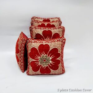 a group of pillows with a flower design